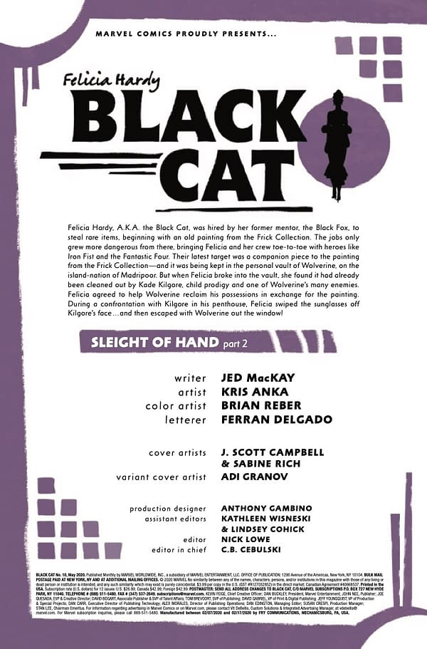 Black Cat #10 [Preview]