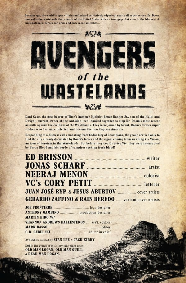 Avengers of the Wastelands #3 [Preview]