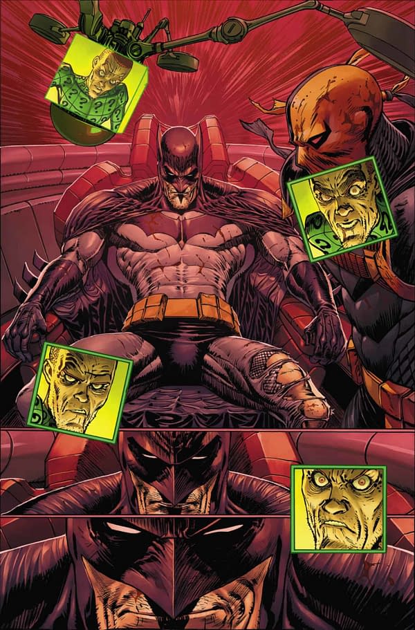 Batman #92, Batman vs Riddler, interior page