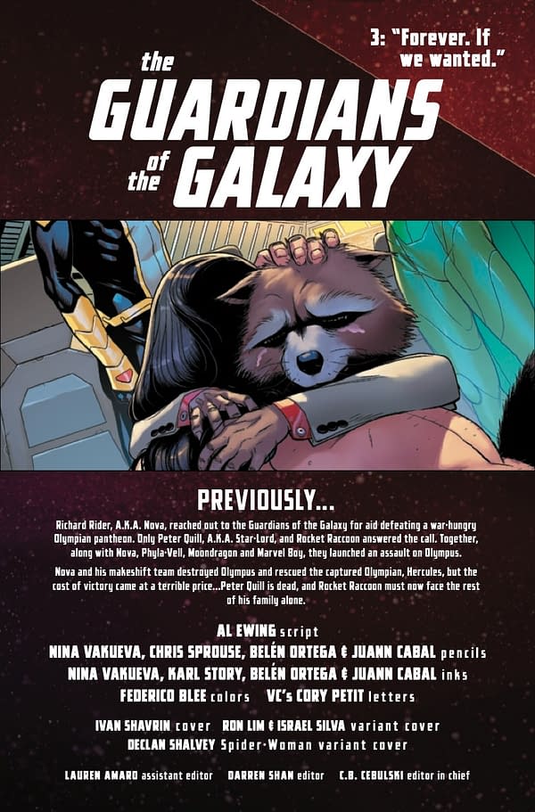 Guardians of the Galaxy #3 [Preview]