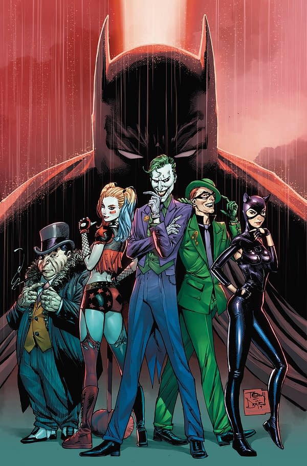 Punchline Sends Batman #89 and Hell Arisen #3 to Third Printings, Nightwing #70 to a Second