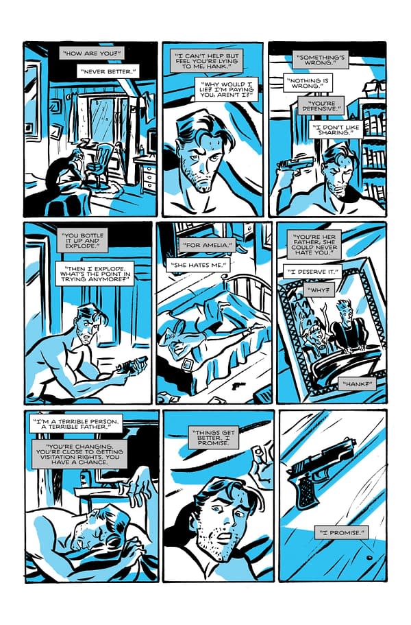 Page one of Cut-Man #1 by Alexander Banks-Jongman and Robert Ahmad.