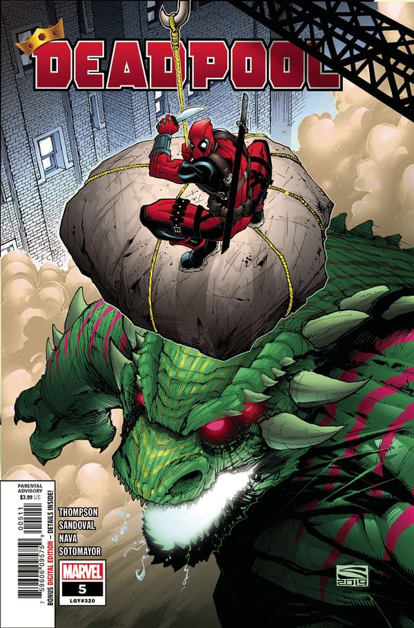 The cover to Deadpool #5