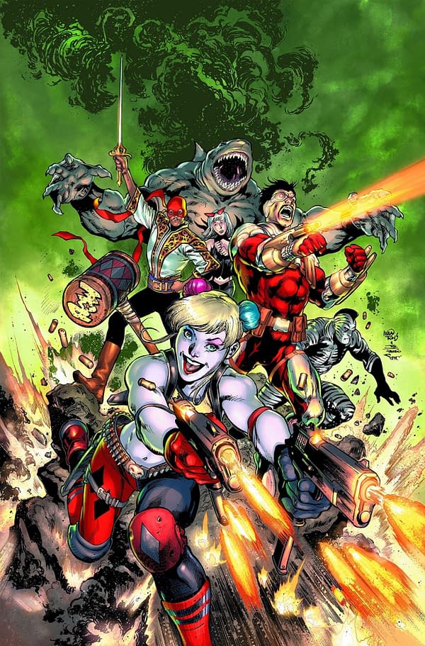 After all this time, we finally know Rocksteady Games is working on a Suicide Squad title. Courtesy of DC Comics.