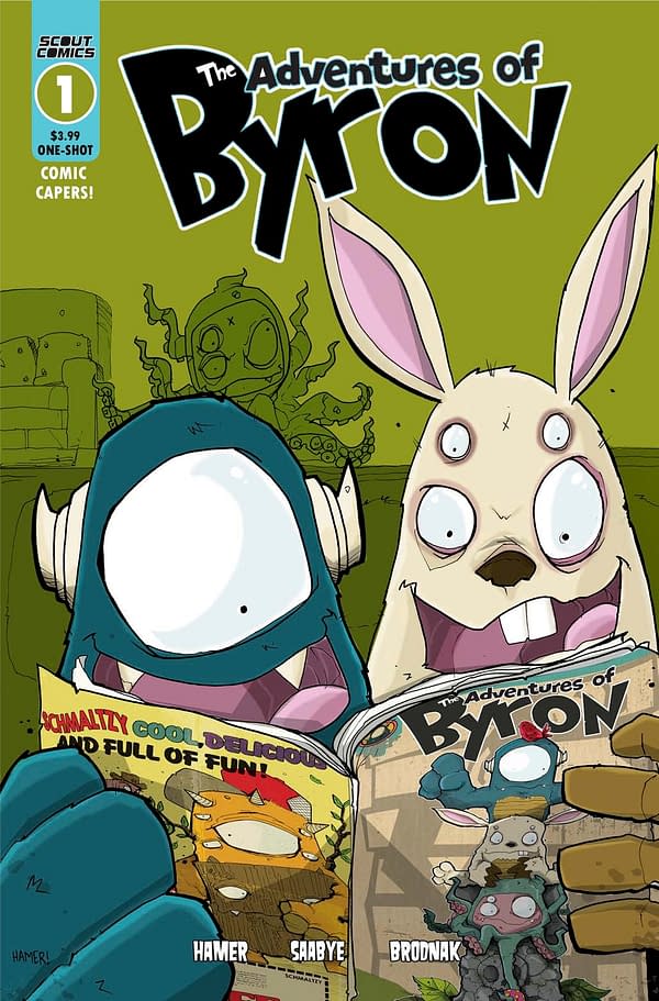 The Adventures of Byron #1 cover. Credit: Scout Comics.