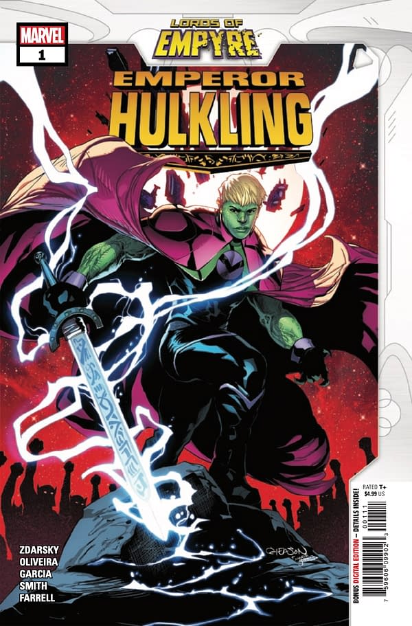 Lords of Empyre Emperor Hulkling #1 cover. Credit: Marvel Comics.