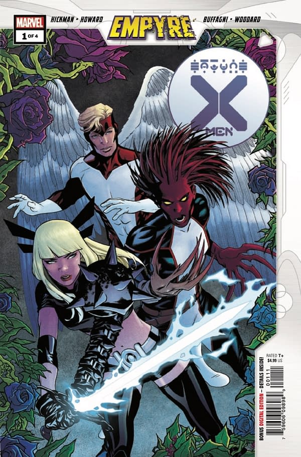 Jonathan Hickman and Tini Howard's Empyre: X-Men #1 cover. Credit: Marvel Comics.