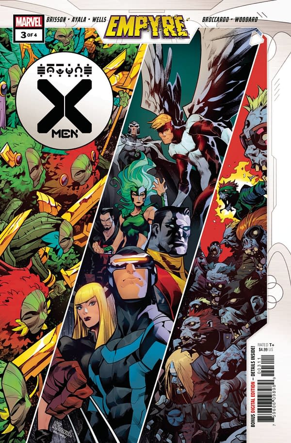 The cover to Empyre: X-Men #3.