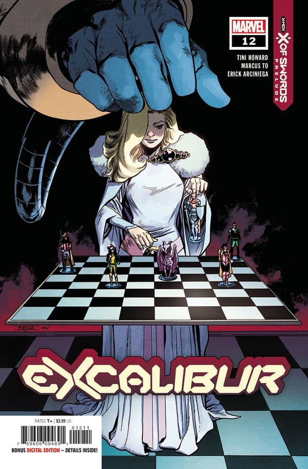 The cover to Excalibur #12.