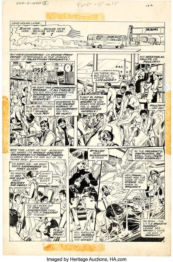 When Neal Adams Has Super-Jesus Fight The Muslims in National Lampoon