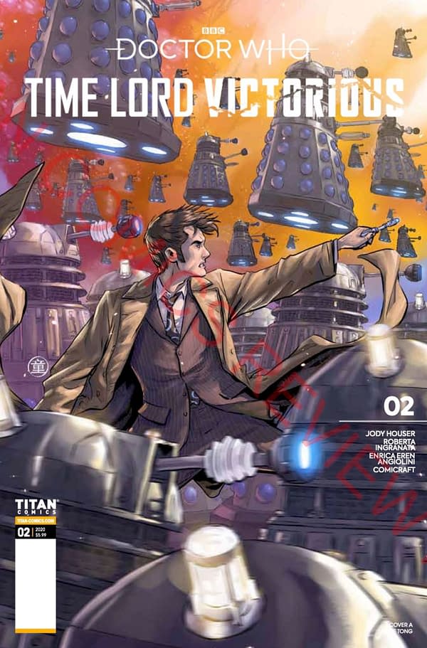 Doctor Who: Time Lord Victorious #2 cover. Credit: Titan Comics