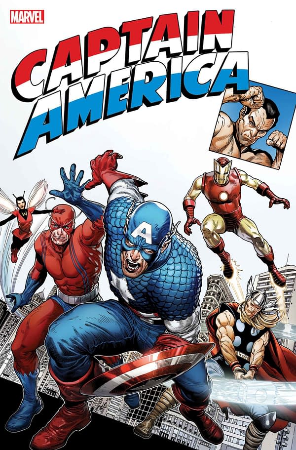 John Cassaday, Pepe Larraz, Peach Momoko Recreate Captain America #1