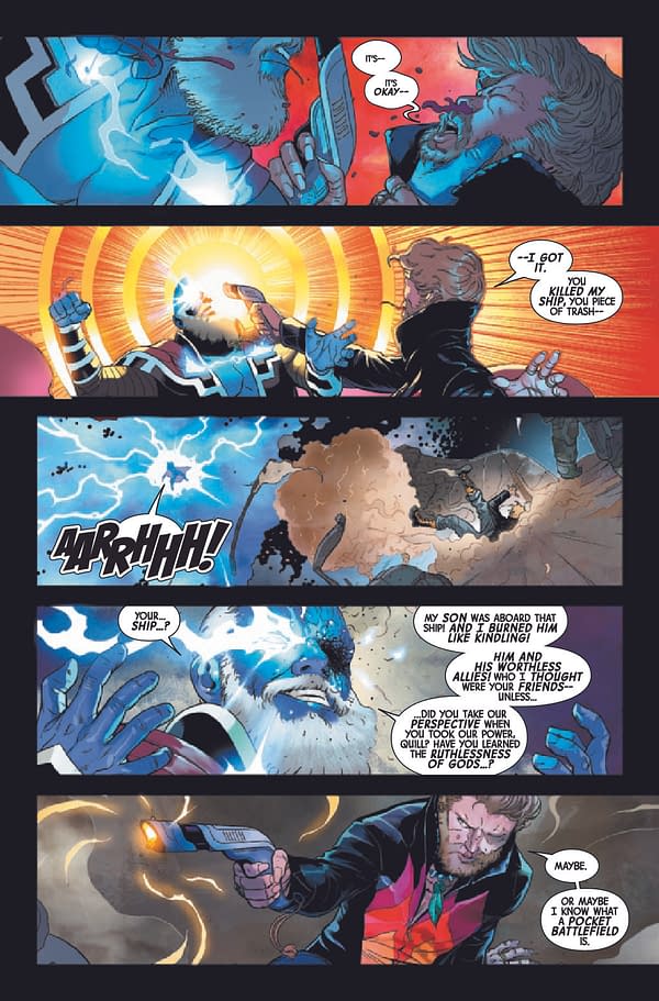 Interior preview page from Guardians of the Galaxy #12 by Al Ewing and Juan Cabal, in stores from Marvel Comics on Wednesday, March 24th, 2021