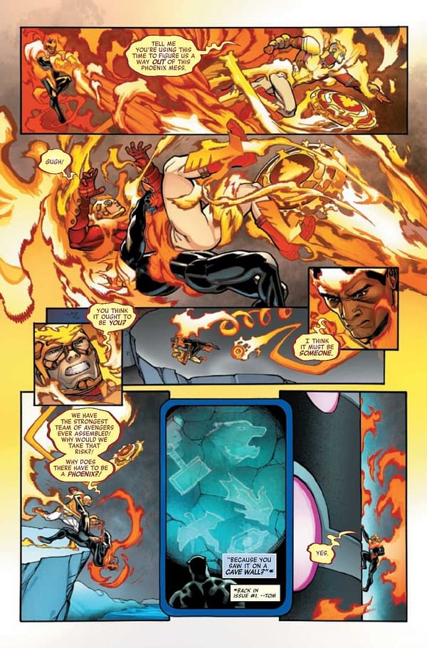 Interior preview page from Avengers #44, by Jason Aaron and Javi Garron, in stores from Marvel Comics on April 7th, 2021.
