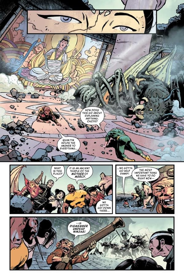 Interior preview page from IRON FIST HEART OF DRAGON #5 (OF 6)