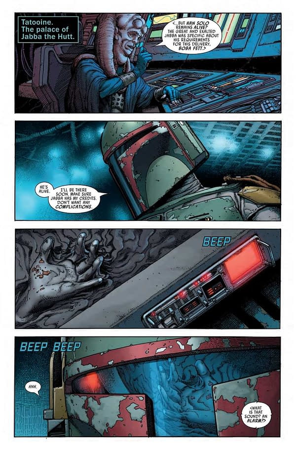 Interior preview page from STAR WARS WAR BOUNTY HUNTERS ALPHA #1