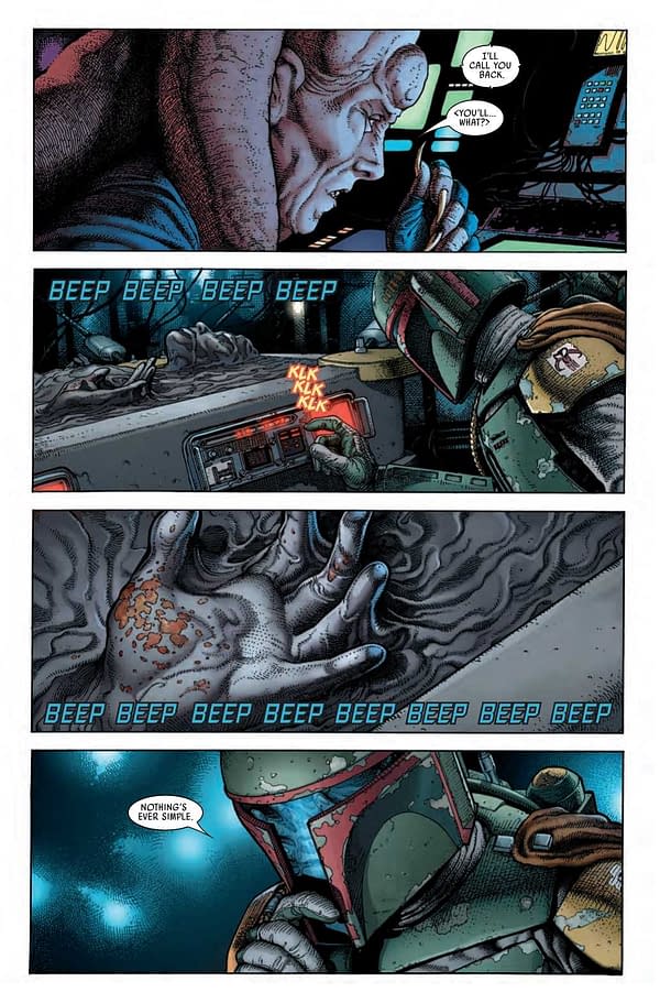 Interior preview page from STAR WARS WAR BOUNTY HUNTERS ALPHA #1
