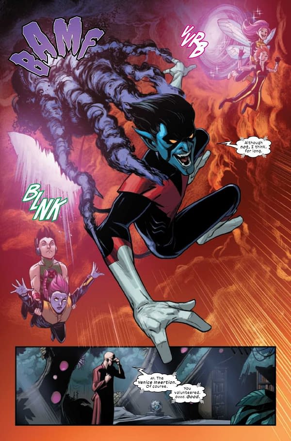 An interior preview page from Way of X #1, by Si Spurrier and Bob Quinn, in stores from Marvel Comics on Wednesday, April 21st, 2021