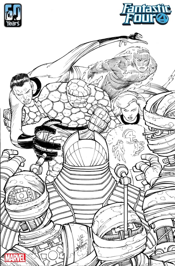 Art by John Romita Jr. for Fantastic Four #35