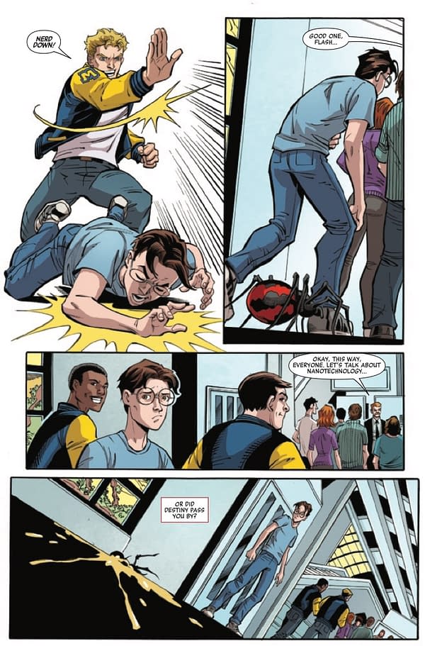 Interior preview page from HEROES REBORN PETER PARKER AMAZING SHUTTERBUG #1