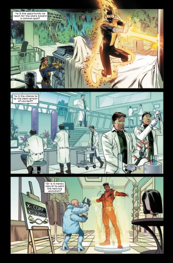 Interior preview page from X-CORP #1