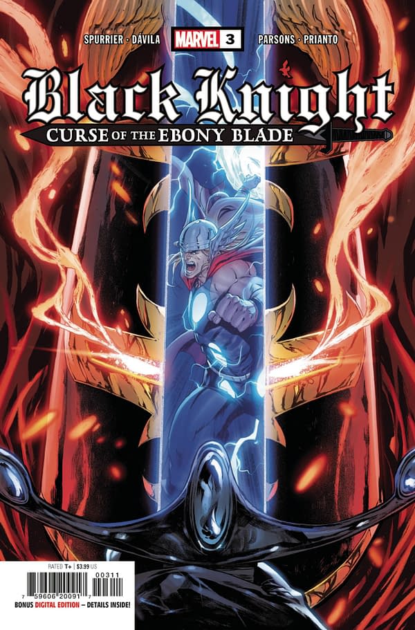 Cover image for BLACK KNIGHT CURSE EBONY BLADE #3 (OF 5)