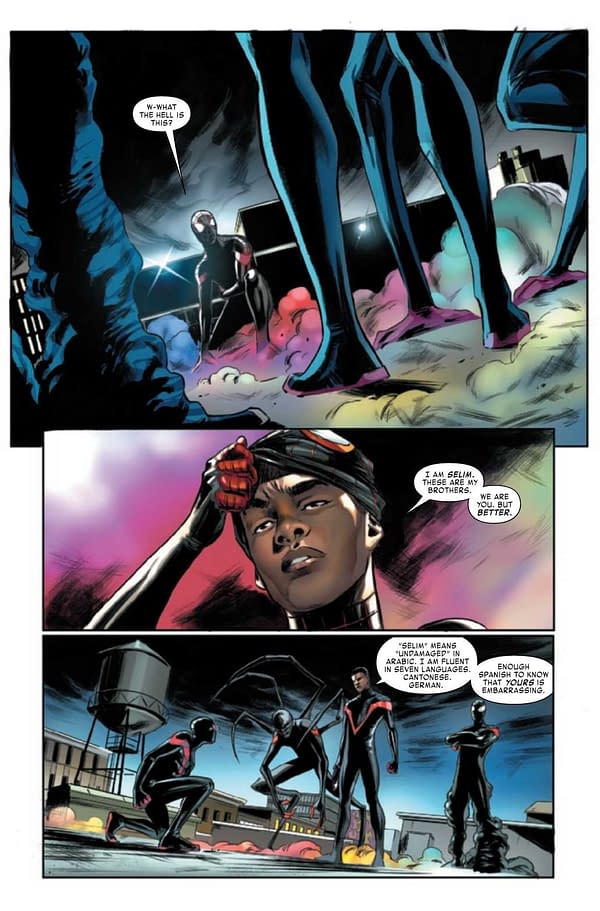 Interior preview page from MILES MORALES SPIDER-MAN #26
