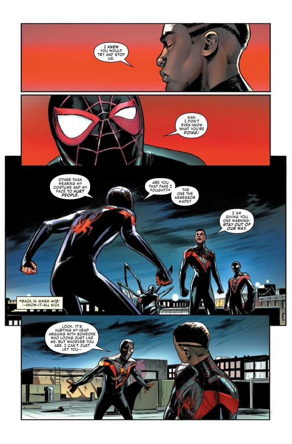 Interior preview page from MILES MORALES SPIDER-MAN #26