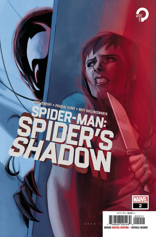 Cover image for MAR210570 SPIDER-MAN SPIDER'S SHADOW #2 (OF 5), by (W) Chip Zdarsky (A) Pasqual Ferry (CA) Phil Noto, in stores Wednesday, May 12, 2021 from MARVEL COMICS