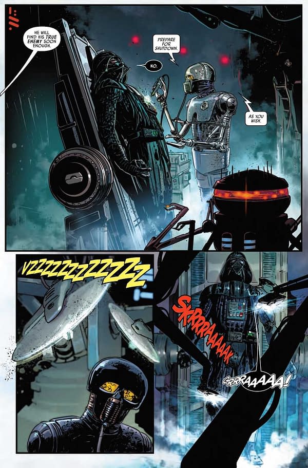 Interior preview page from STAR WARS DARTH VADER #12