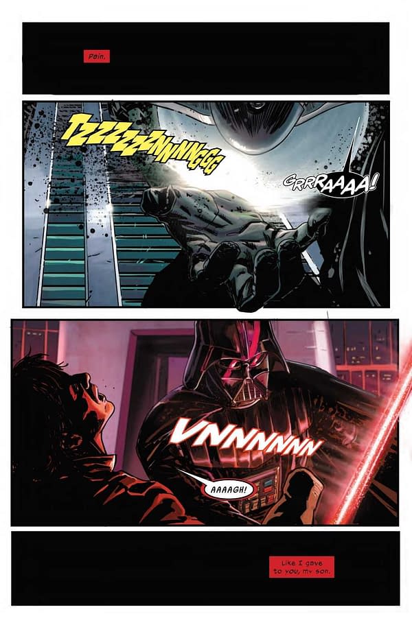 Interior preview page from STAR WARS DARTH VADER #12