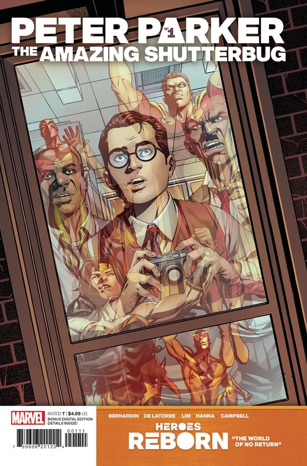 Cover image for HEROES REBORN PETER PARKER AMAZING SHUTTERBUG #1