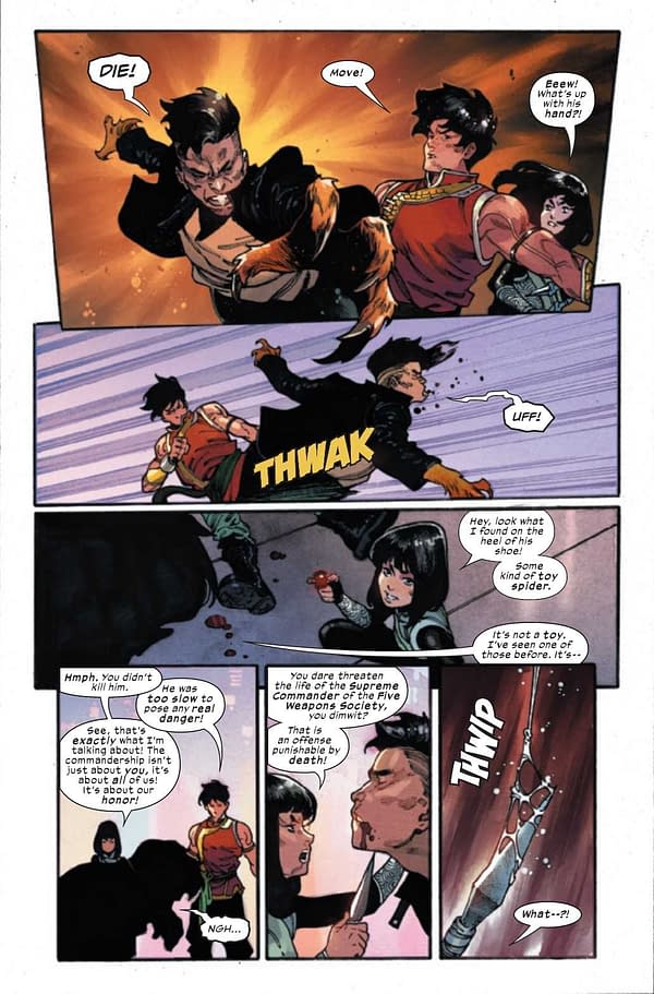 Interior preview page from SHANG-CHI #1