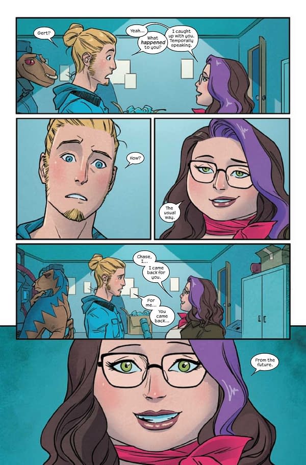 Interior preview page from RUNAWAYS #36