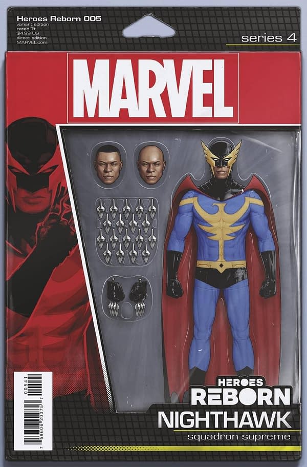 Cover image for HEROES REBORN #5 (OF 7) CHRISTOPHER ACTION FIGURE VAR