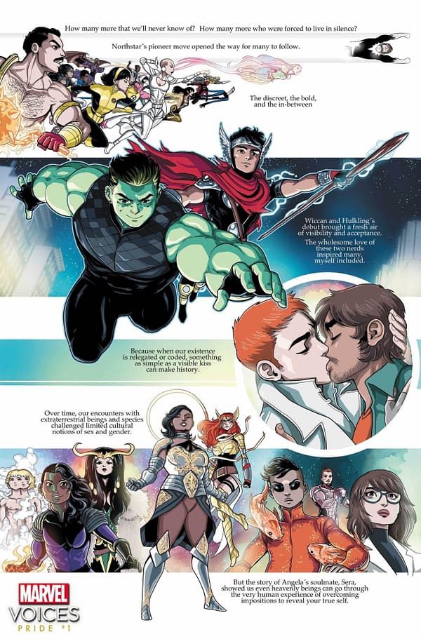 Disappearing/Reappearing Queer Loki On Marvel's Voices: Pride Cover