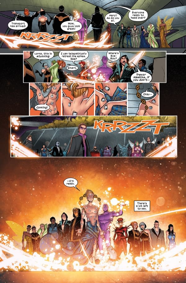 Interior preview page from X-FACTOR #10 GALA