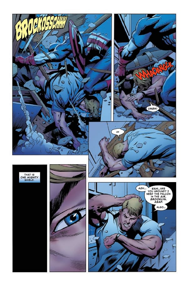 Interior preview page from UNITED STATES CAPTAIN AMERICA #1 (OF 5)