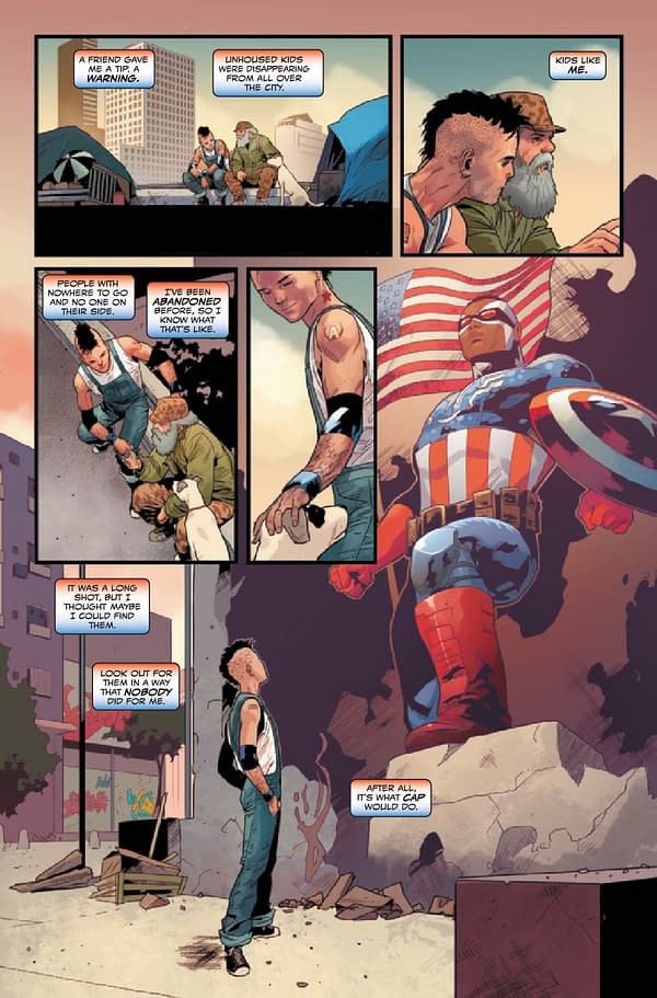 Interior preview page from UNITED STATES CAPTAIN AMERICA #1 (OF 5)