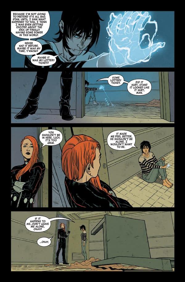 Interior preview page from BLACK WIDOW #8