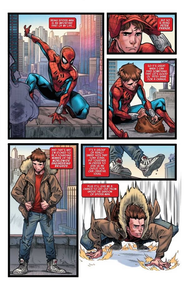 Interior preview page from WEB OF SPIDER-MAN #1 (OF 5)