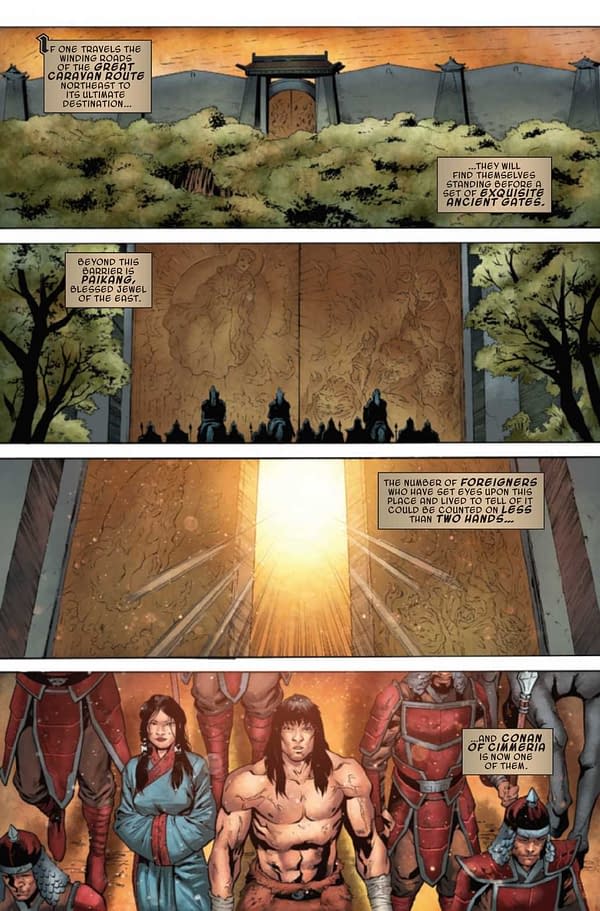 Interior preview page from CONAN THE BARBARIAN #22