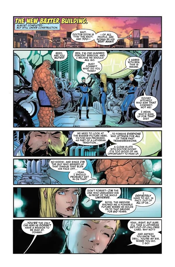 Interior preview page from FANTASTIC FOUR #33