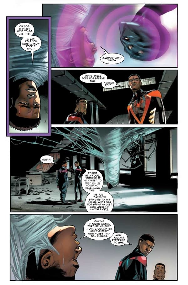 Interior preview page from MILES MORALES SPIDER-MAN #27