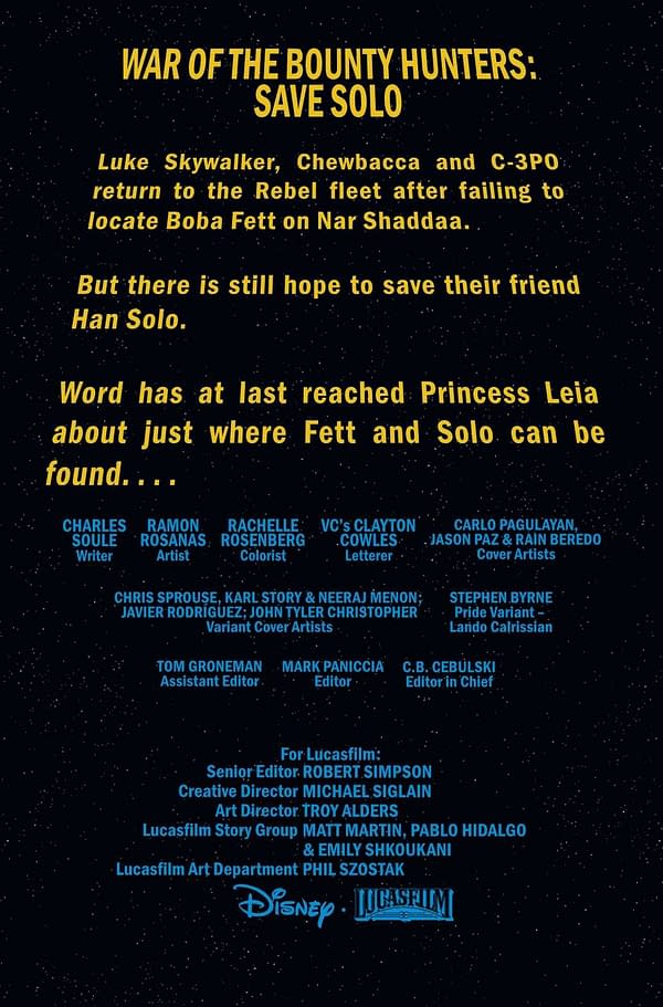 Interior preview page from STAR WARS #14 WOBH