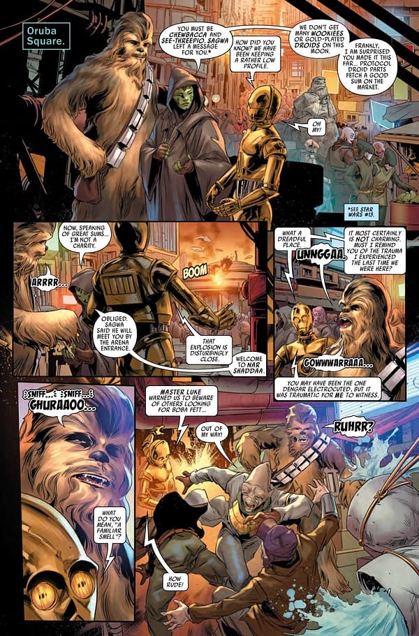Interior preview page from STAR WARS BOUNTY HUNTERS #13 WOBH