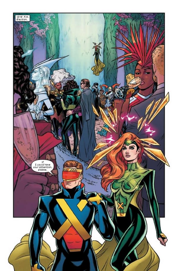 Interior preview page from X-MEN #21 GALA