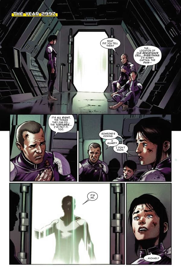 Interior preview page from IRON MAN #9