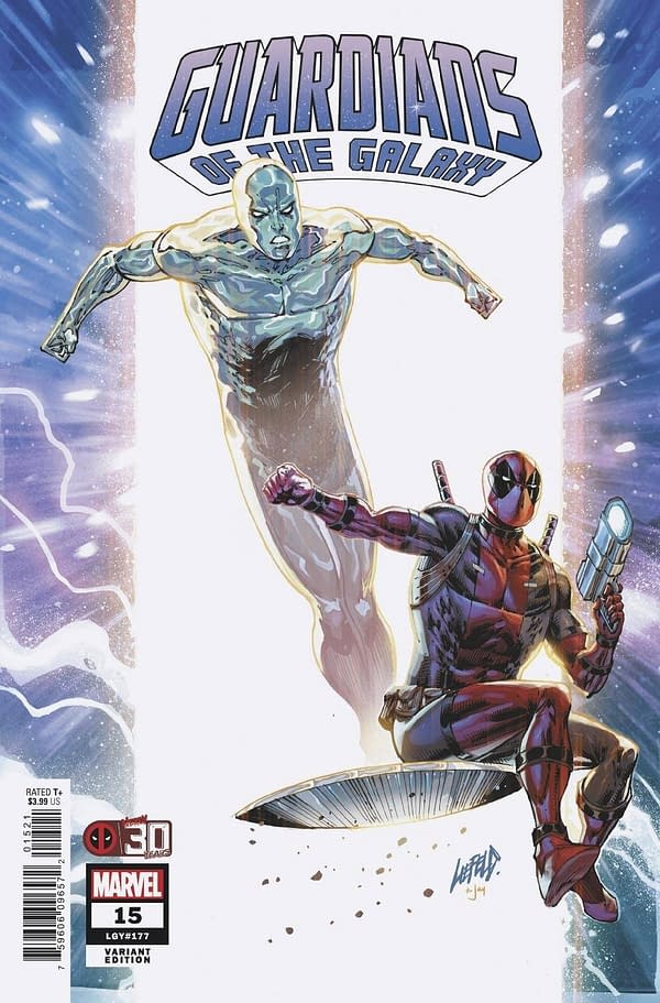 Cover image for GUARDIANS OF THE GALAXY #15 LIEFELD DEADPOOL 30TH VAR