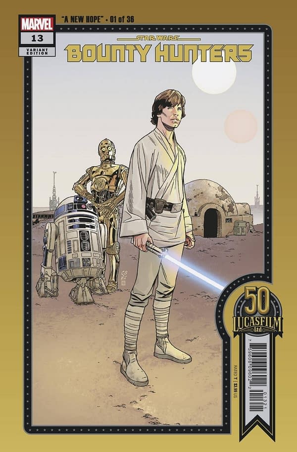 Cover image for STAR WARS BOUNTY HUNTERS #13 SPROUSE LUCASFILM 50TH VAR